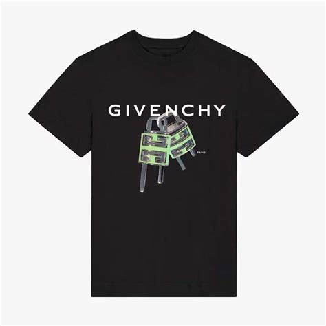 givenchy lock t shirt|Givenchy t shirt men price.